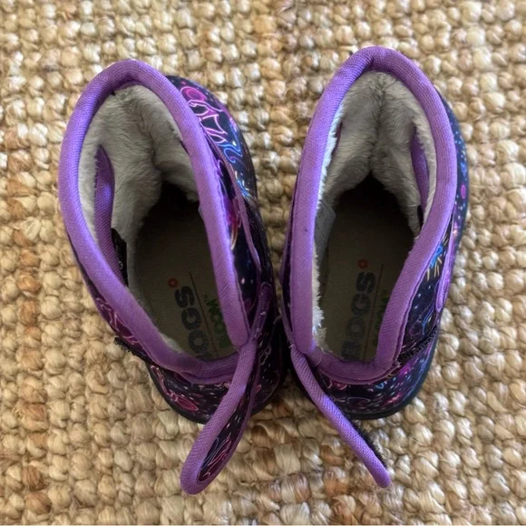 Baby Bogs II Neon Unicorn Size 6 Waterproof Winter - Picture 3 of 5